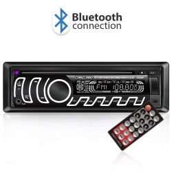 Cargoard CD/MP3 fejegység - Bluetooth, FM tuner, USB, SD, AUX  autórádió fejegység